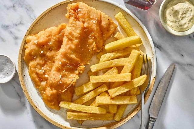 Fish and Chips.