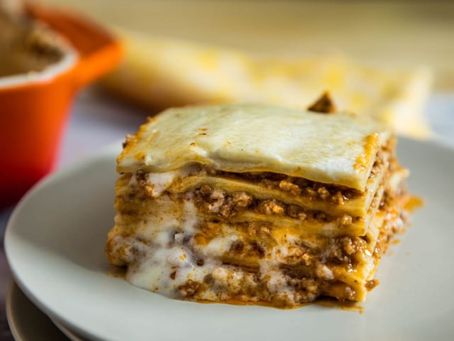 Lasagna Bolognese.