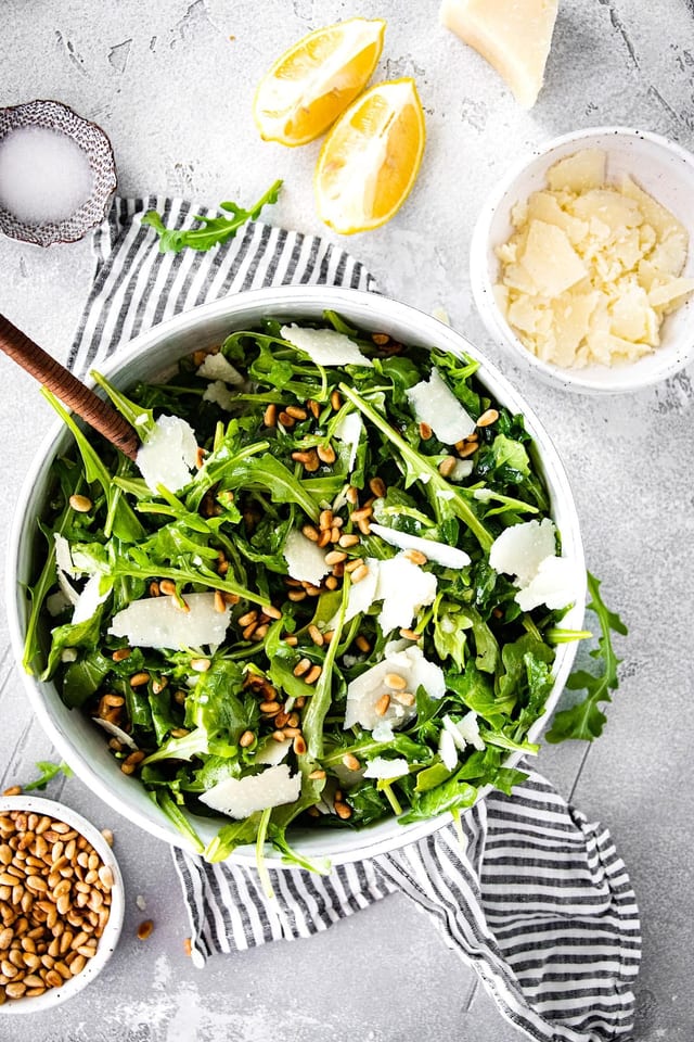 Baby Arugula Salad.
