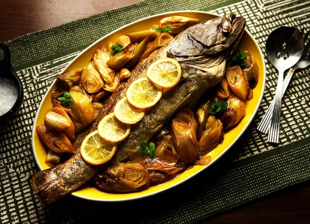 Baked Grouper.