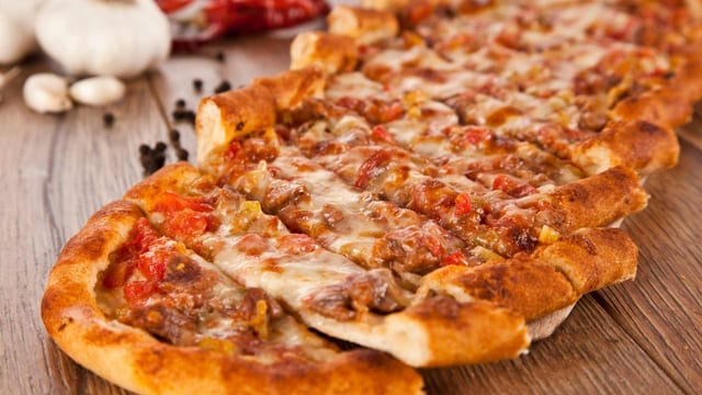 Ground Meat Pide (Kiymali Pide).