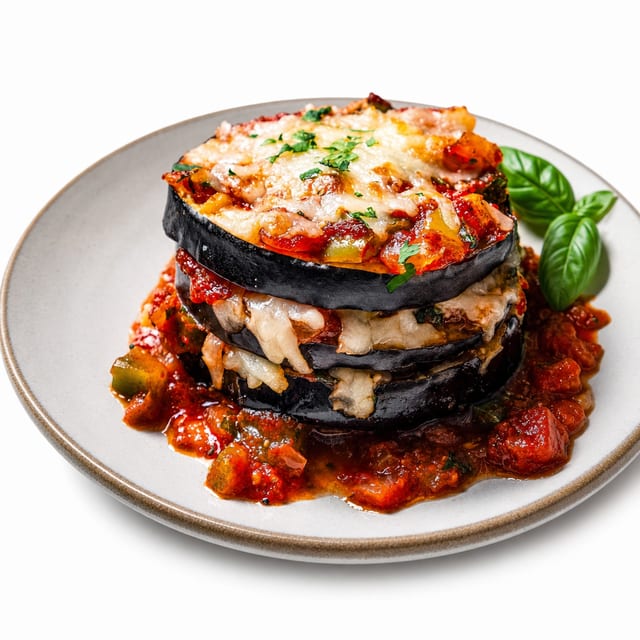 Eggplant with Tomato Sauce.