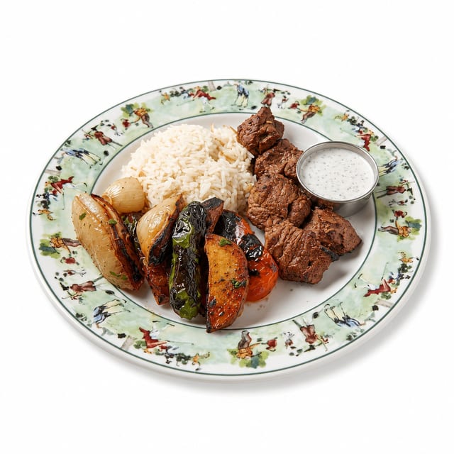 Beef Shish Kebab.