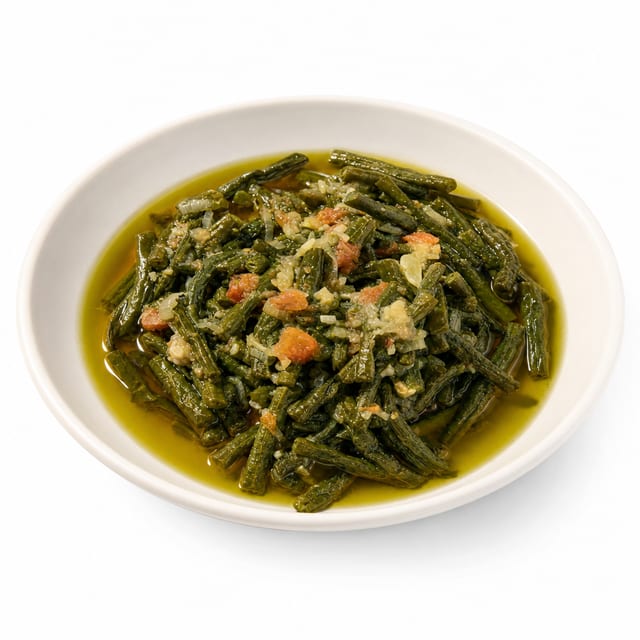 Green Beans in Olive Oil.