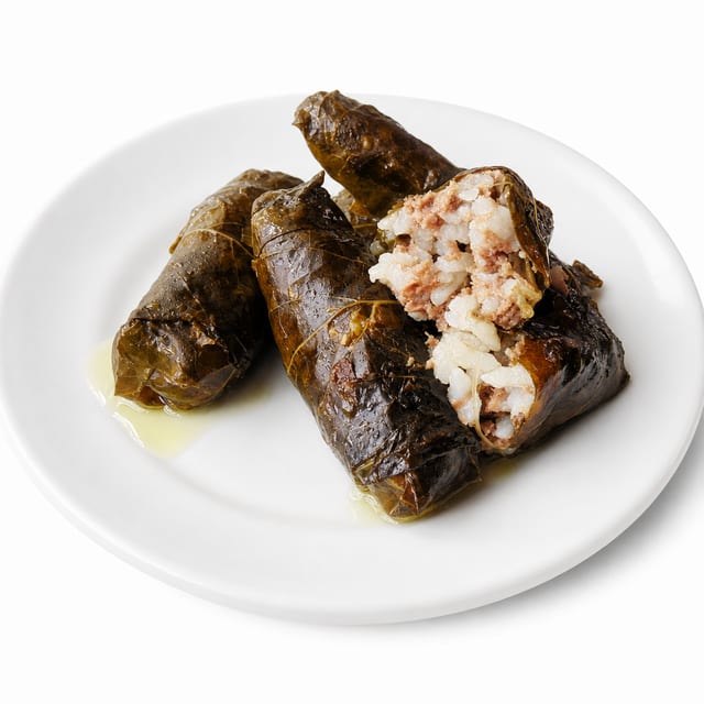 Stuffed Vine Leaves (Dolma).