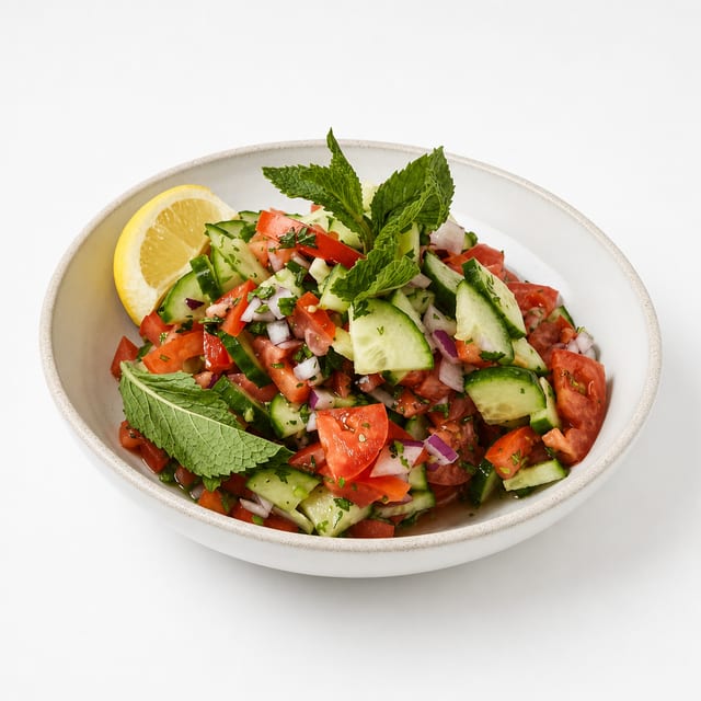Shepherd's Salad with Protein.