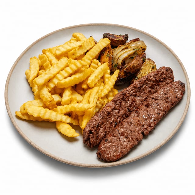 Turkish Meatball Kebab (Kofte Kebab).